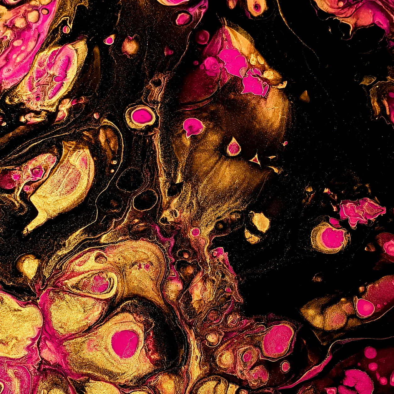 Original fluid artwork by Paula Wild
