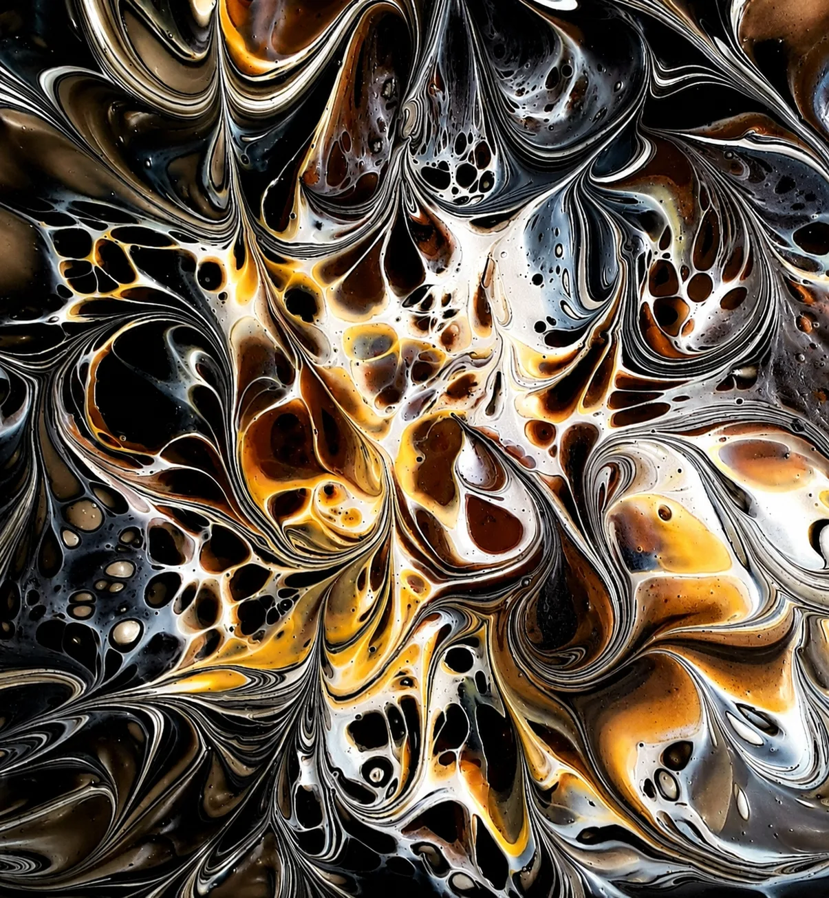 Original fluid artwork by Paula Wild